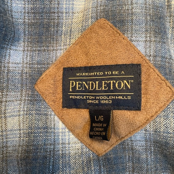 Fuzzy Pendleton Zip Up Jacket - Picture 5 of 8